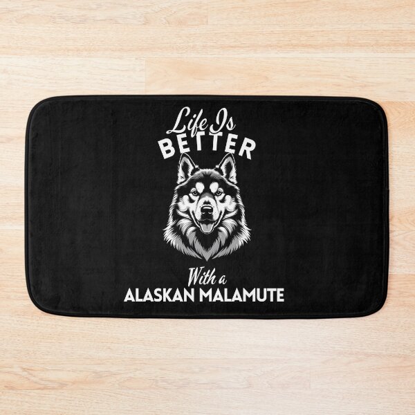 Item preview, Life Is Better With an Alaskan Malamute – Minimalist Strong and Loyal Arctic Dog Design designed and sold by GoodyPaws.