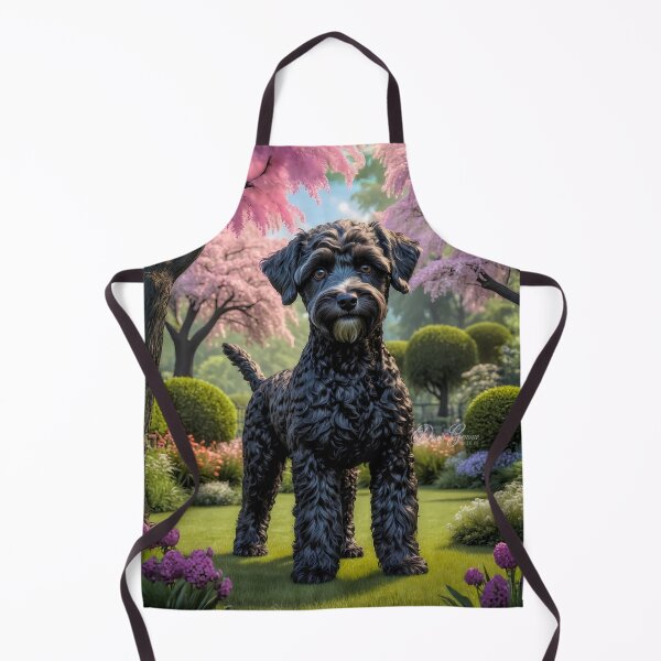 Item preview, Dahlia Black Schnoodle Dog Portrait Painting designed and sold by Heart and Soul Studio.