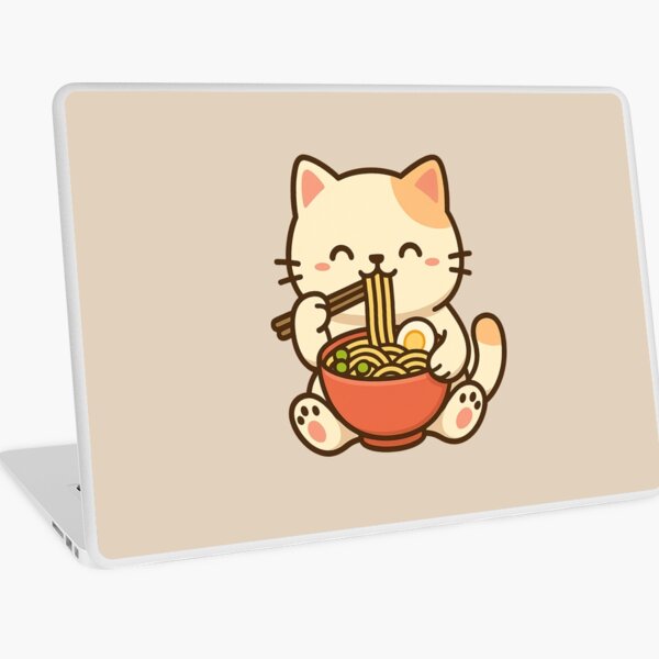 Artikel-Vorschau von Süße Katze isst Ramen, designt und verkauft von RamenNoodles3.