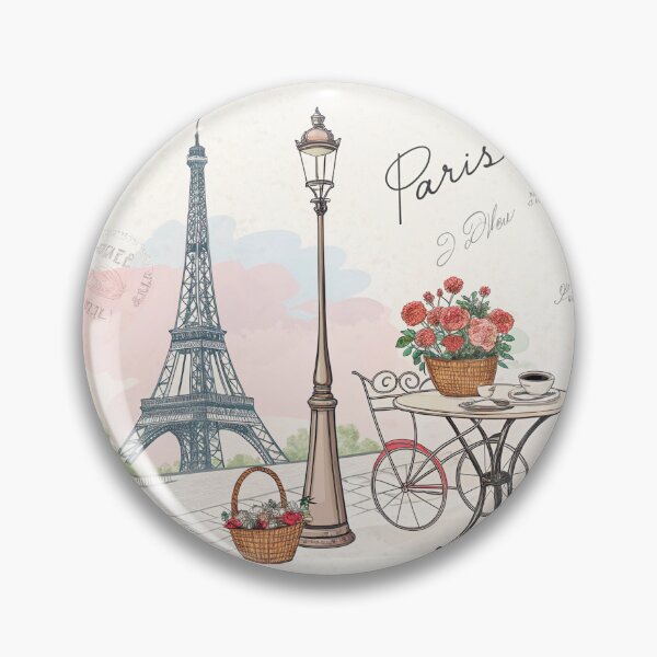 Item preview, A stylish, artistic illustration of Paris  designed and sold by elkuni.