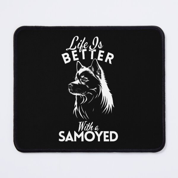 Item preview, Life Is Better With a Samoyed – Minimalist Fluffy and Friendly Arctic Dog Design designed and sold by GoodyPaws.