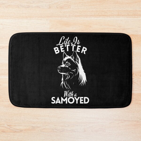 Item preview, Life Is Better With a Samoyed – Minimalist Fluffy and Friendly Arctic Dog Design designed and sold by GoodyPaws.