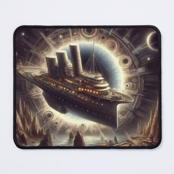 Item preview, black hole and mystic steamboat designed and sold by Dogandesighn.