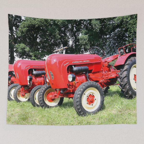 Item preview, 1958 Porsche Diesel Junior Tractor designed and sold by Peter Kraaibeek | Generative Designs and Car Art.