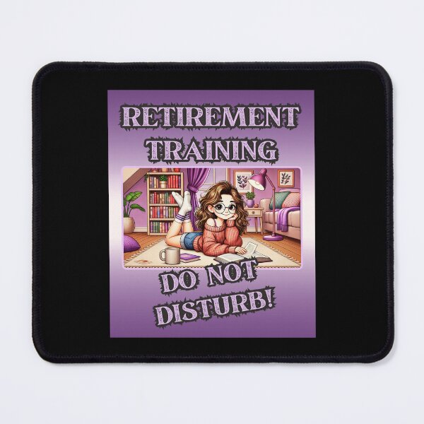 Item preview, Retirement Training – Bookish Bliss Funny Girl T-Shirt designed and sold by Manic Merch Designs.