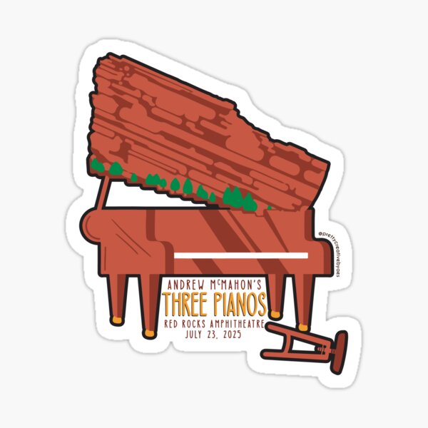Item preview, Three Pianos Red Rocks - Red Rocks Piano designed and sold by AM Inspired.