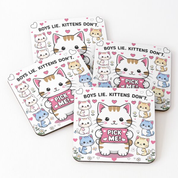 Item preview, Boys Lie. Kittens Don't. designed and sold by Boy Bye Boutique.
