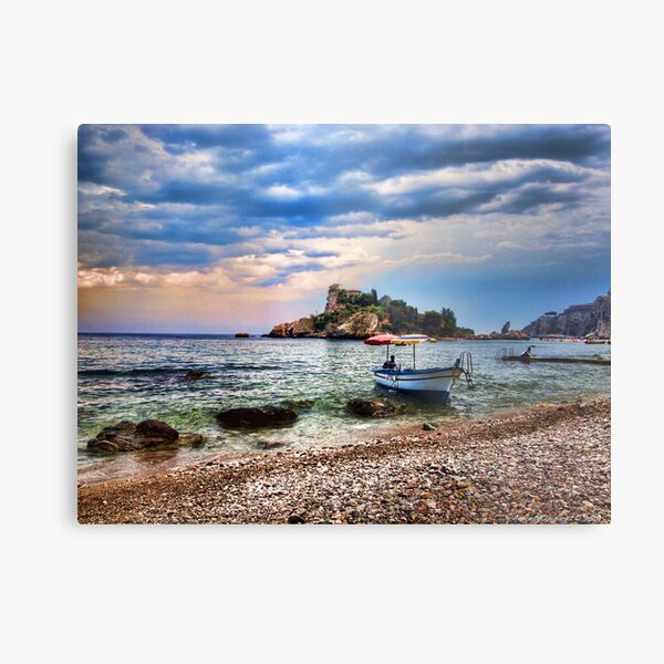 Isola Bella, Taormina, Sicily Metal Print