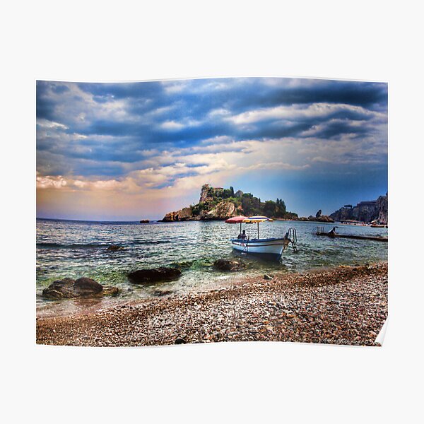 Isola Bella, Taormina, Sicily Poster