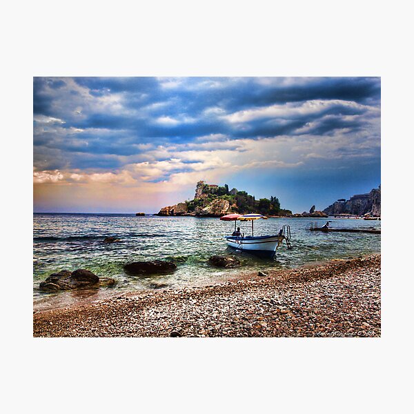 Isola Bella, Taormina, Sicily Photographic Print