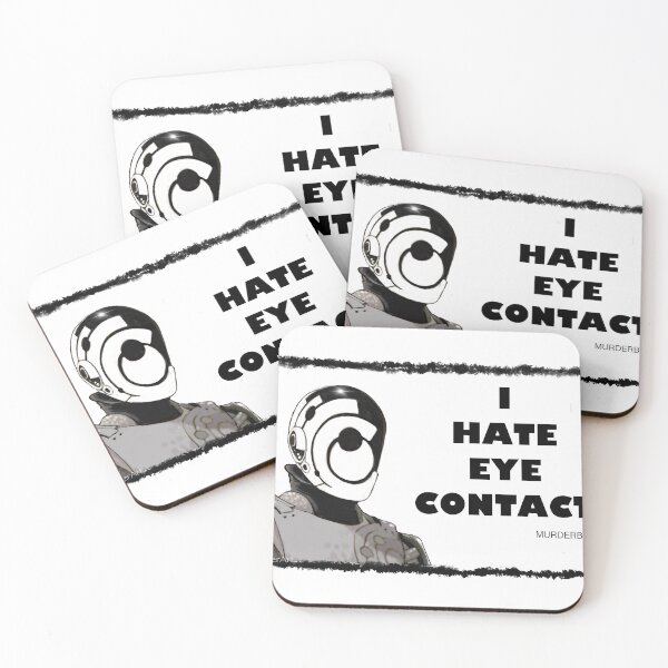 Item preview, I HATE EYE CONTACT.   MURDERBOT  designed and sold by Neniewalker.