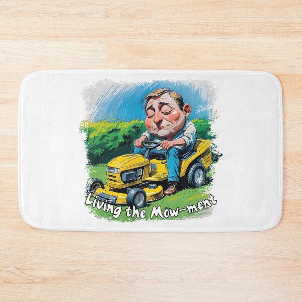 Item preview, Living the Mow-ment – Zen Lawn Guy designed and sold by TestudoDesign.