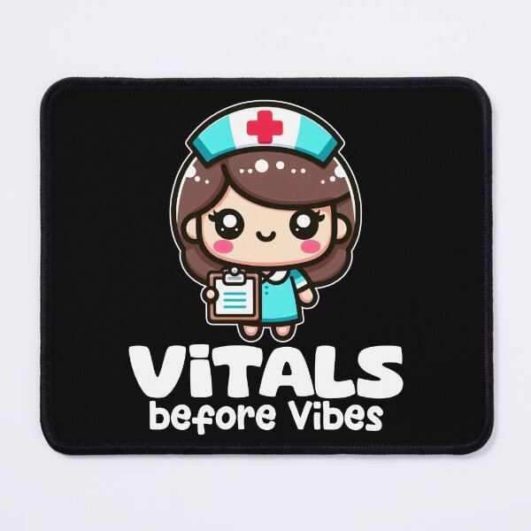 Item preview, VITALS BEFORE VIBES - NURSE GIFT designed and sold by KEF Custom.