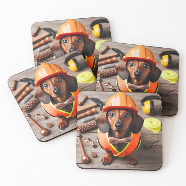 Item preview, Dachshund in Hi-Vis designed and sold by SRBWorld.