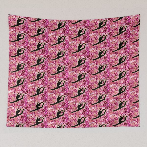 Item preview, Pink Floral Gymnast designed and sold by Oopsie.Daisies.