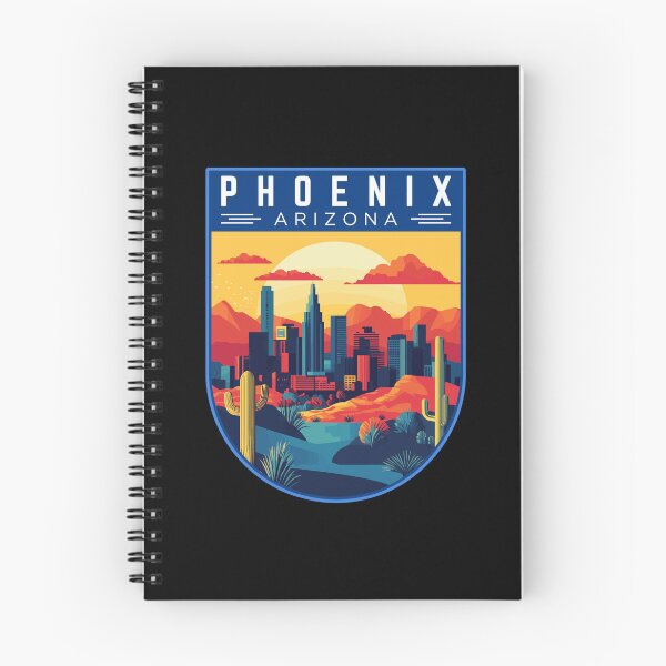 Item preview, Insignia de viaje abstracta vintage de Phoenix, Arizona, EE. UU. designed and sold by MaateoDesign.