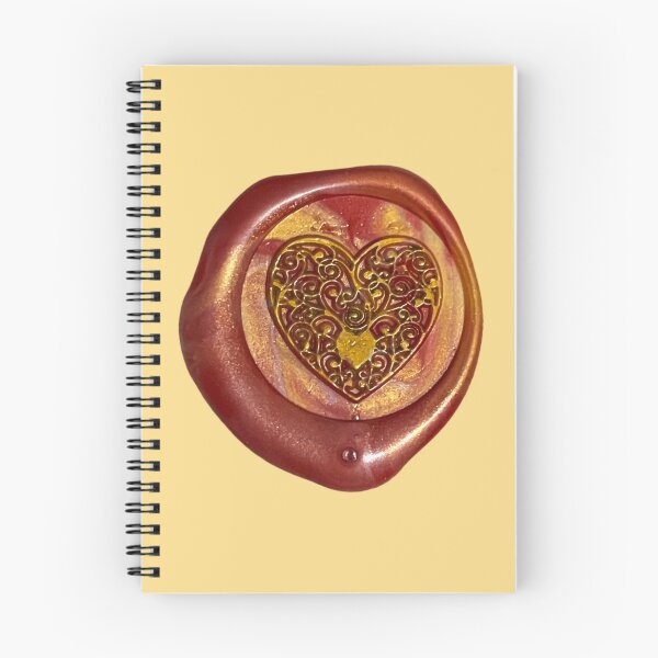 Item preview, Wax Seal - Vined Heart, red/gold/gold designed and sold by Elinda96.