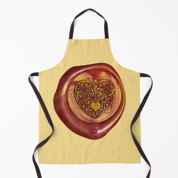 Item preview, Wax Seal - Vined Heart, red/gold/gold designed and sold by Elinda96.