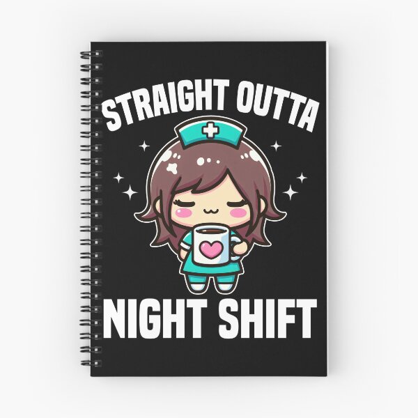 Item preview, STRAIGHT OUTTA NIGHT SHIFT - NURSE GIFT designed and sold by KEF Custom.