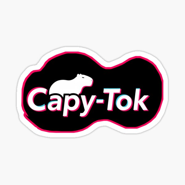 Item preview, Capybara Tiktok designed and sold by Unique D-zine.