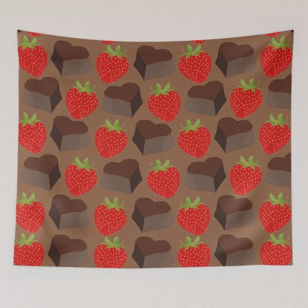 Item preview, Strawberry and chocolate heart designed and sold by Asinno.