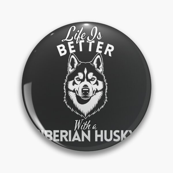 Item preview, Life Is Better With a Husky – Minimalist Energetic and Wild-Spirited Dog Design designed and sold by GoodyPaws.