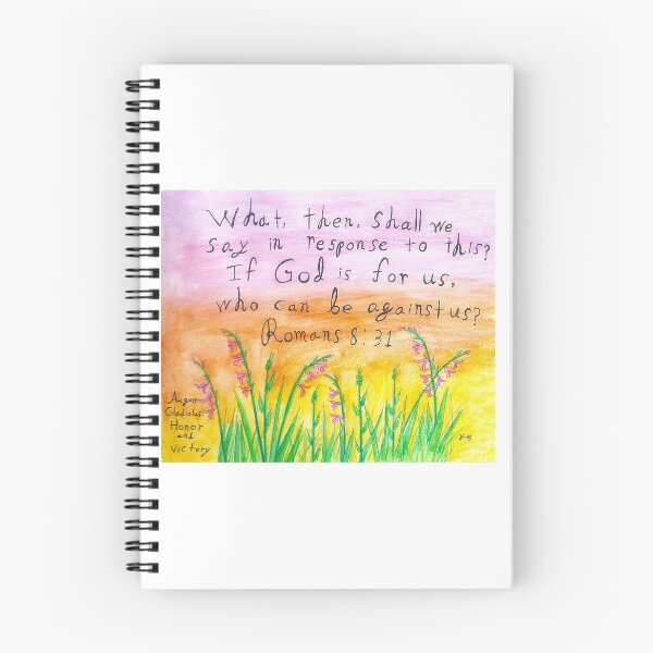 Item preview, Romans 8:31 with August birth flower designed and sold by J-Bird Creations.