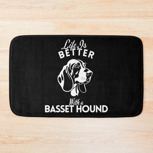 Item preview, Life Is Better With a Basset Hound – Minimalist Adorable and Relaxed Hound Dog Design designed and sold by GoodyPaws.