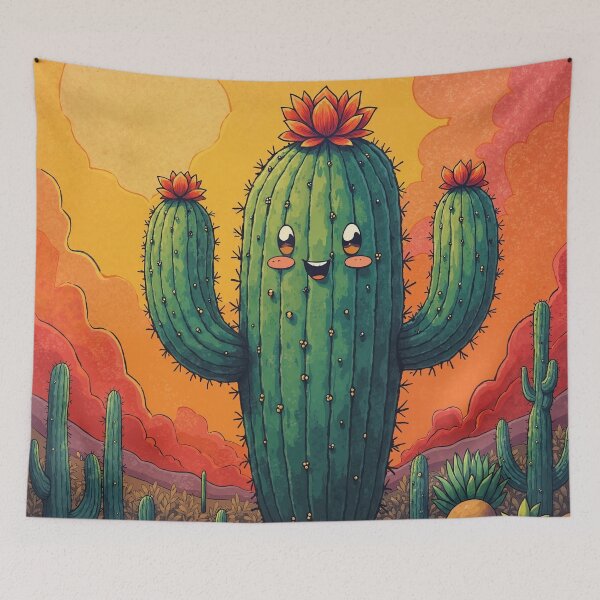 Item preview, Happy Smiling Desert Cactus designed and sold by JonelleTshirts.
