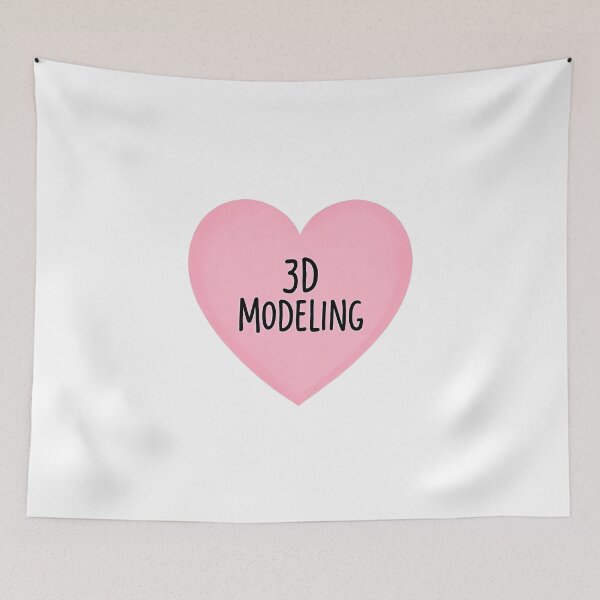 Item preview, I Heart 3D Modeling  designed and sold by CharmStudio.