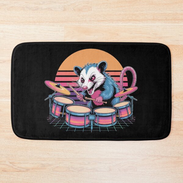 Item preview, Opossum Playing the Drums designed and sold by WikaKowalczyk.