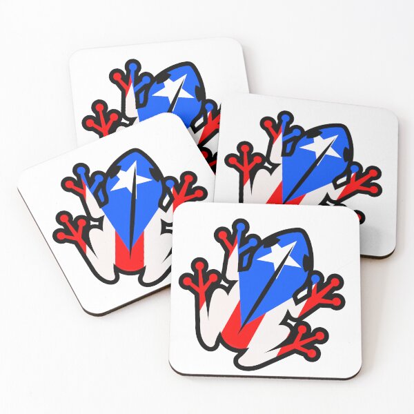 Item preview, Puerto Rico flag with coqui frog boricua pride gifts 2025 designed and sold by erozzz.