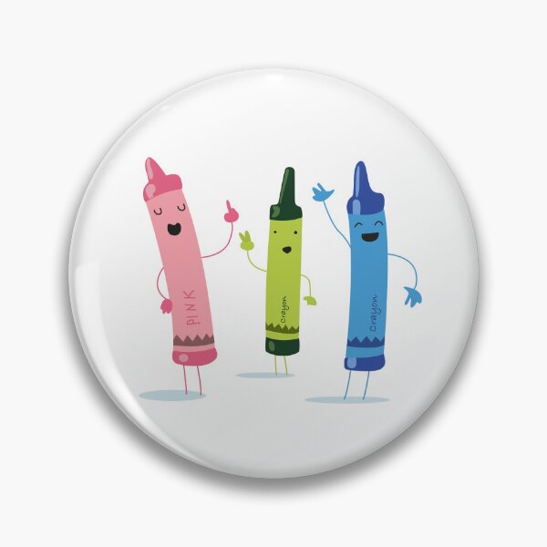 Item preview, Cute funny cartoon crayon characters designed and sold by Luamor.