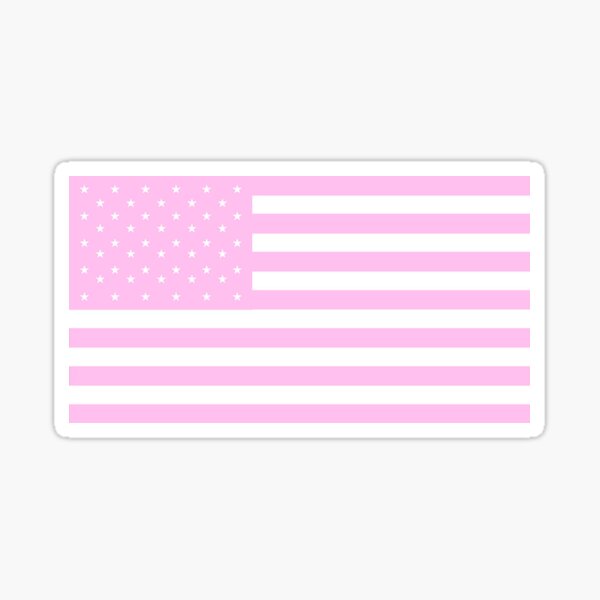 Artikel-Vorschau von Amerikanische Flagge Rosa Pastell, designt und verkauft von Claire Dougherty.