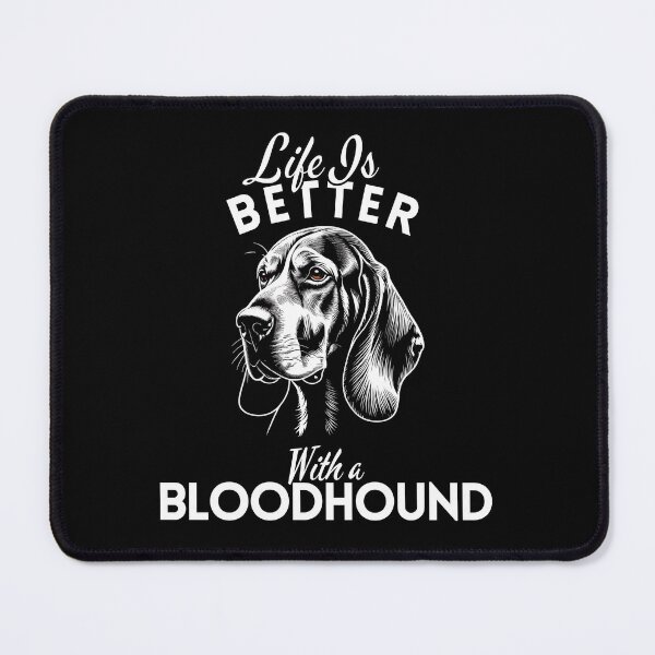 Artikelvorschau, Das Leben ist besser mit einem Bluthund – Minimalistische Geruchsverfolgung und treues Hundedesign entworfen und verkauft von GoodyPaws.