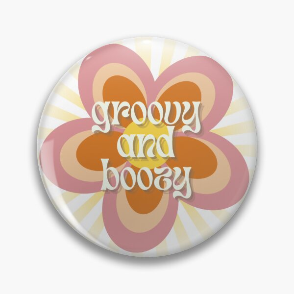 Item preview, Groovy and Boozy Sticker for Bachelorette Party designed and sold by LinesofLife.