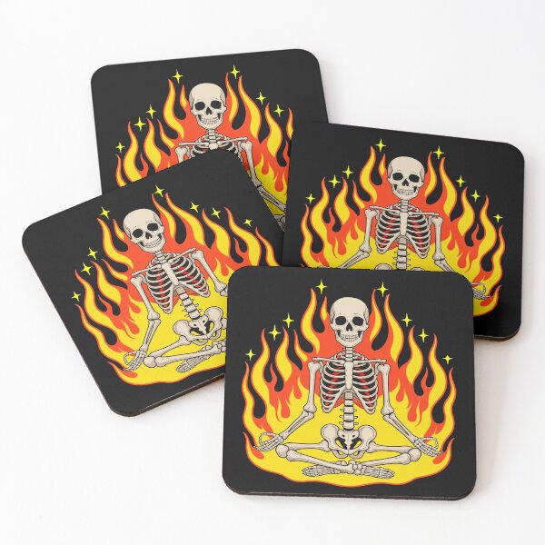 Item preview, Flaming Skeleton designed and sold by YounexxART.