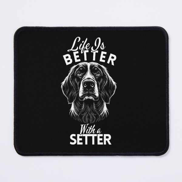 Item preview, Life Is Better With an Irish Setter – Minimalist Elegant and Energetic Hunting Dog Design designed and sold by GoodyPaws.