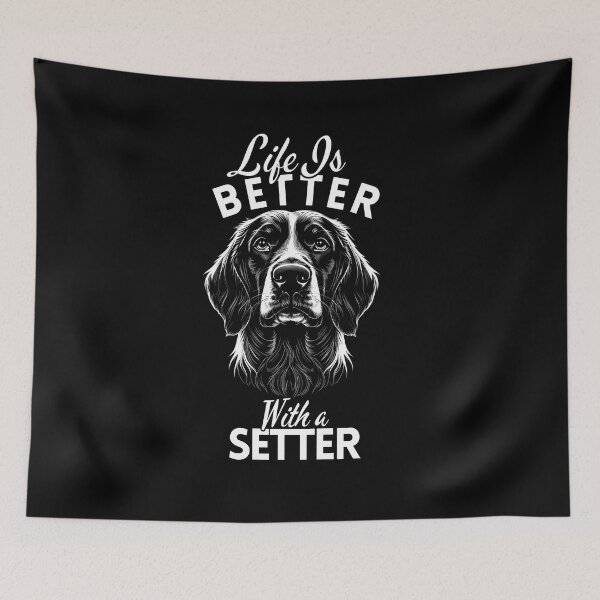 Item preview, Life Is Better With an Irish Setter – Minimalist Elegant and Energetic Hunting Dog Design designed and sold by GoodyPaws.