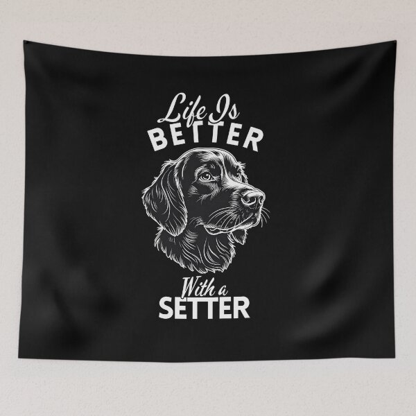 Item preview, Life Is Better With a Gordon Setter – Minimalist Strong and Loyal Hunting Dog Design designed and sold by GoodyPaws.