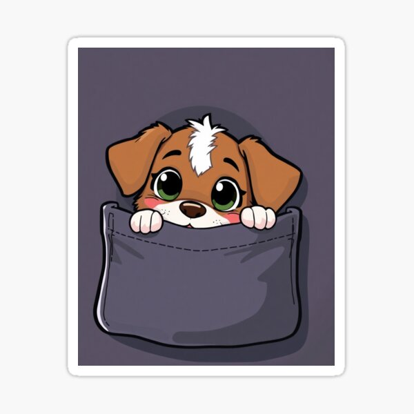 Item preview, pocket puppy designed and sold by LonelyGirlShop.