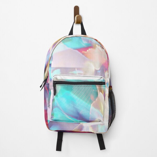 Item preview, Red Aqua Beige Lavender Floral Abstract designed and sold by ElasticPixels.