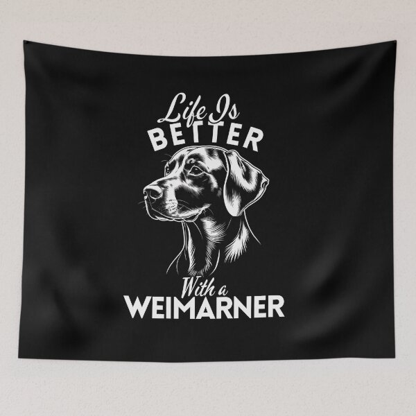 Item preview, Life Is Better With a Weimaraner – Minimalist Sleek and Energetic Hunting Dog Design designed and sold by GoodyPaws.