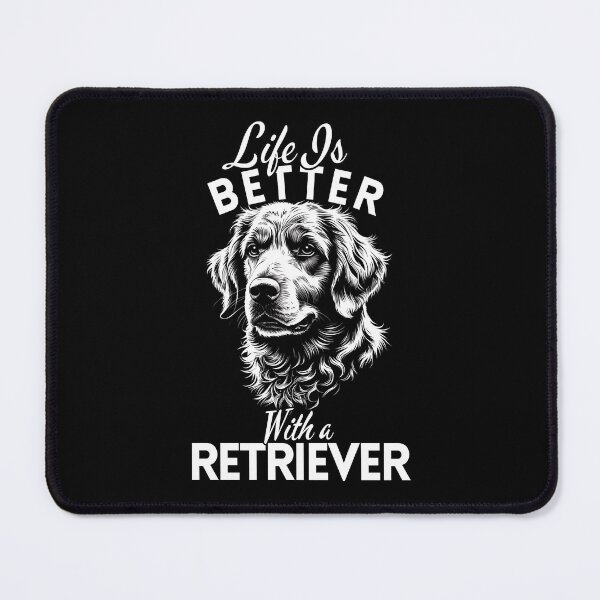 Item preview, Life Is Better With a Curly Coated Retriever – Minimalist Elegant and Energetic Retriever Design designed and sold by GoodyPaws.