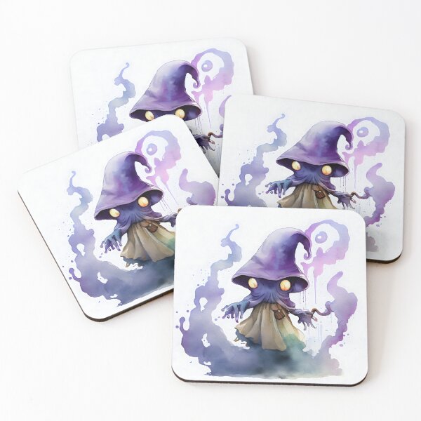 Item preview, Mysterious Mind Flayer Watercolor Art - Dark Fantasy Creature designed and sold by artsyindc.