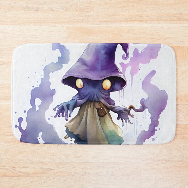 Item preview, Mysterious Mind Flayer Watercolor Art - Dark Fantasy Creature designed and sold by artsyindc.
