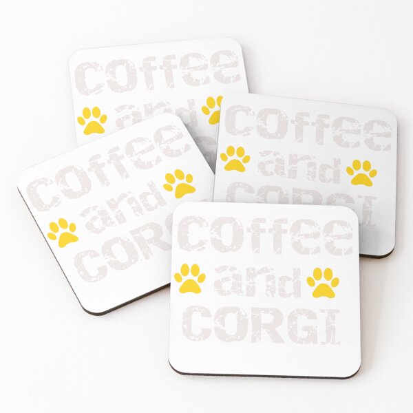 Item preview, corgi and coffee designed and sold by Corgi & co Shop.