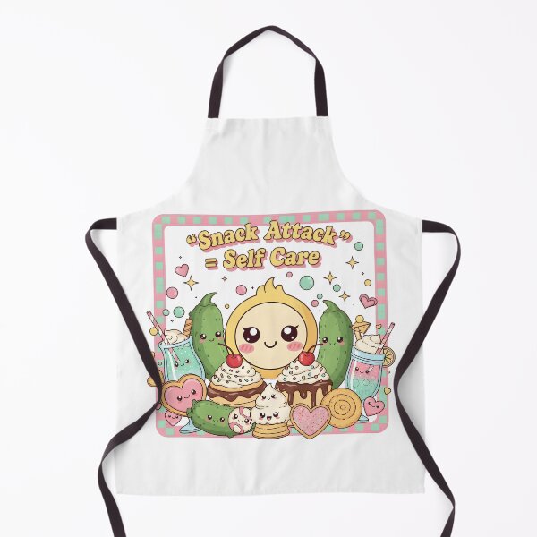 Item preview, Snack Attack = Self Care – Kawaii Comfort Food Aesthetic Art designed and sold by AnnDesignStudio.