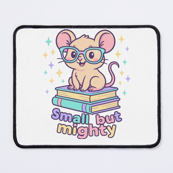 Item preview, Small But Mighty – Mouse Shirt, Vaporwave Inspirational Cartoon Design designed and sold by LEO Vaporwave.