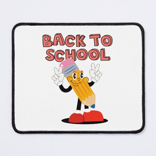 Item preview, Cartoon groovy pencil character with smile designed and sold by Luamor.